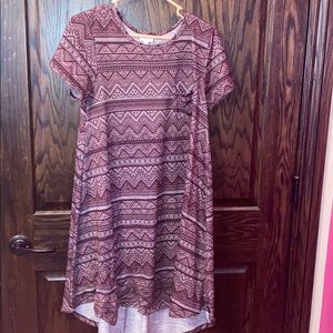 A LulaRoe “Carly” dress.